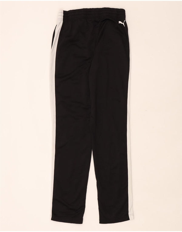 PUMA Mens Tracksuit Trousers Medium  Black Colourblock