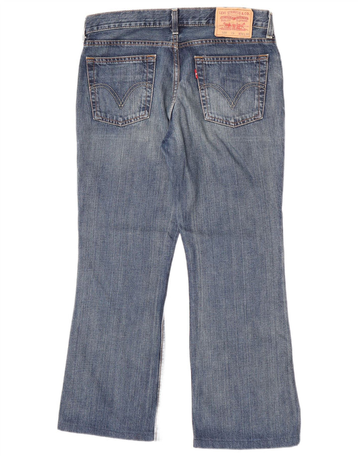 Levi's Damen 529 Flared Jeans W32 L27 Blaue Baumwolle