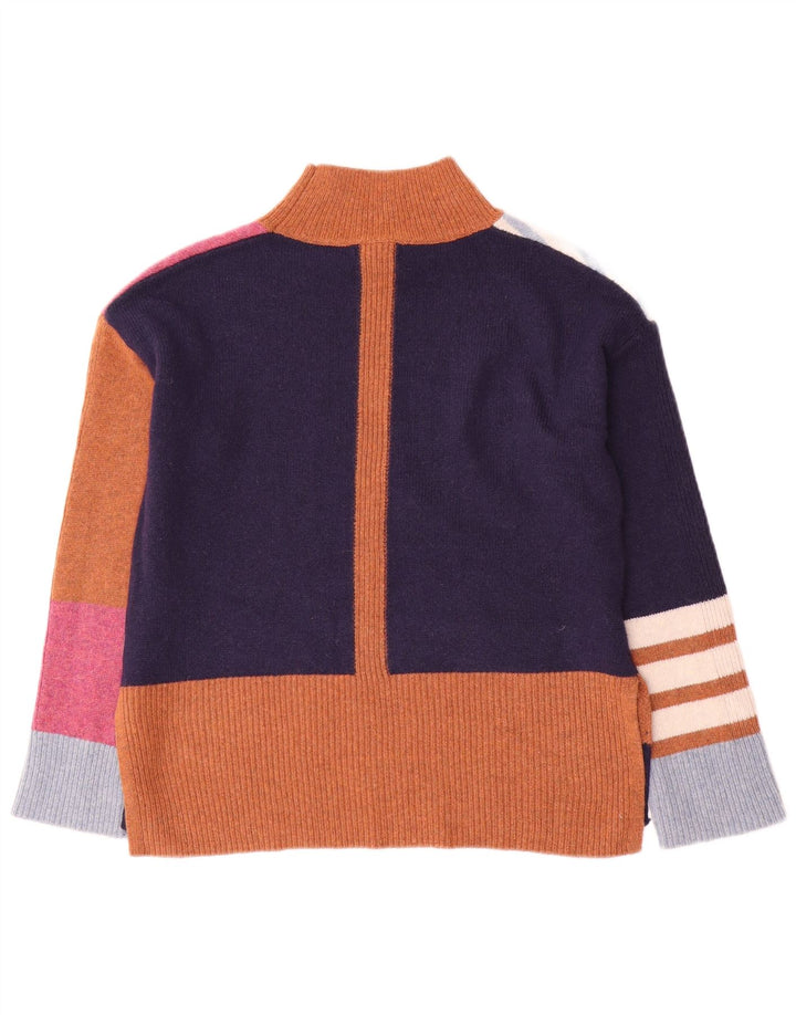 WHITE STUFF Rollkragenpullover für Damen, Gr. 8, Größe S, Mehrfarbig