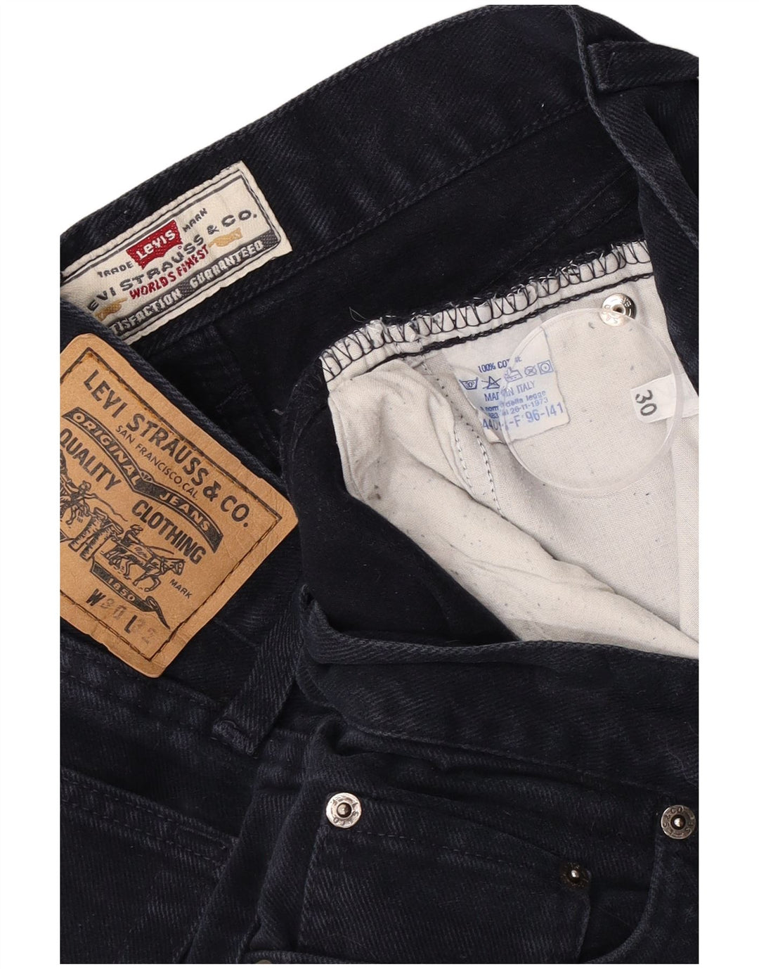 Levi's Herren Straight Jeans W30 L32 Marineblau Baumwolle
