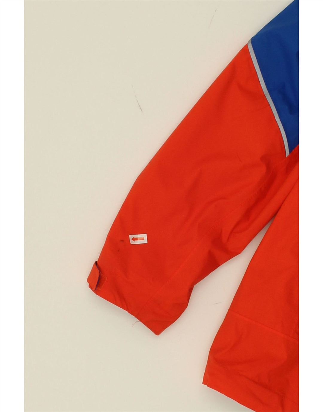 ADIDAS Boys Hooded Windbreaker Jacket 11-12 Years Red Colourblock Vintage Adidas and Second-Hand Adidas from Messina Hembry 
