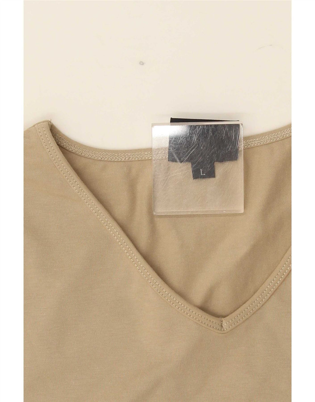 Trussardi Damen T-Shirt Top UK 14 Large Beige