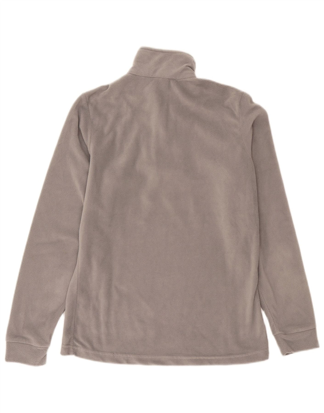 Brugi Damen-Fleecepullover mit Reißverschluss am Hals, UK 14, mittelgrau, Polyester