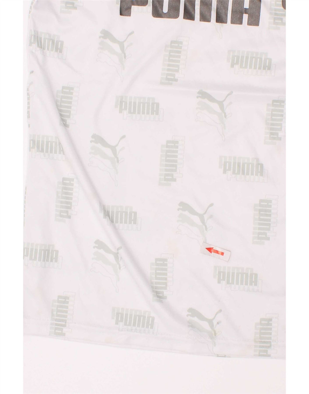 Puma Jungen T-Shirt mit Grafik, 7–8 Jahre, Größe S, Weiß, Polyester