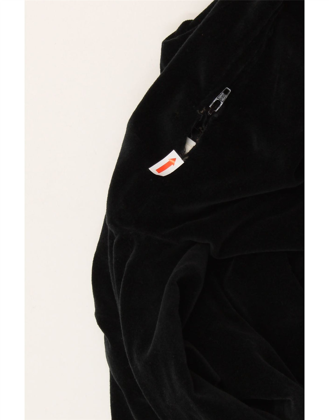 SISLEY Samt-Etuikleid für Damen, UK 6 XS, schwarze Baumwolle