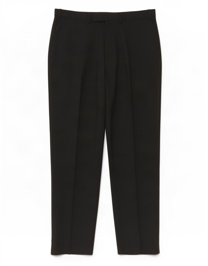 Marks & Spencer Herren-Anzughose mit Pegged-Anzug, W38, L31, schwarze Wolle