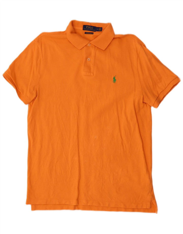 Polo Ralph Lauren Herren Custom Slim Fit Hemd Mittelorange Baumwolle