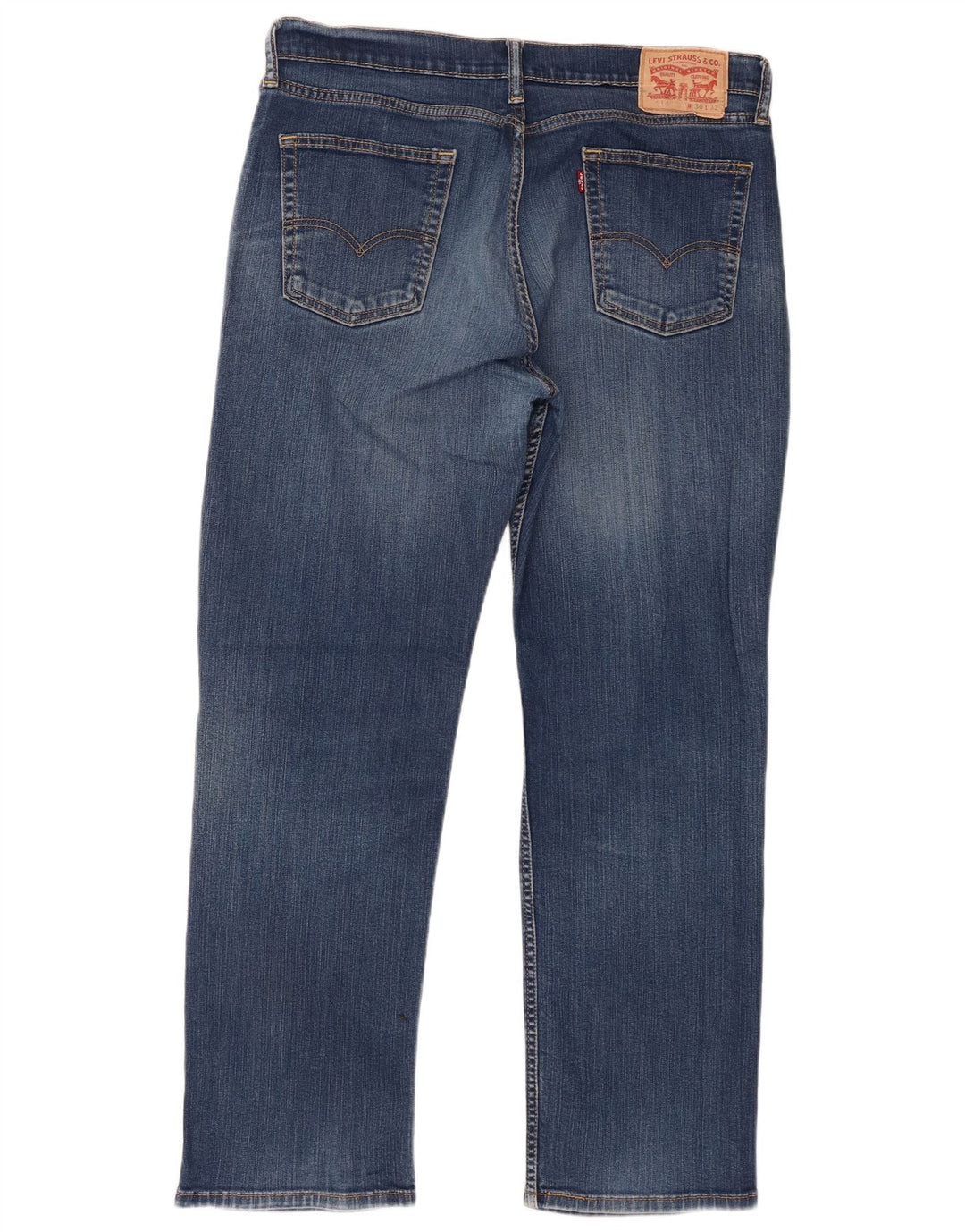 Levi's Herren 514 Straight Jeans W36 L32 Blaue Baumwolle