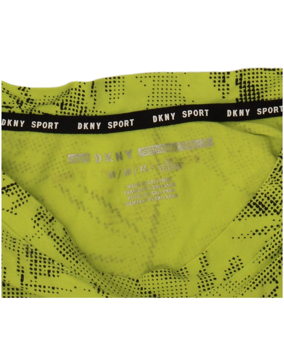 Dkny Herren Grafik-T-Shirt-Oberteil Mittelgrün mit Blumenmuster