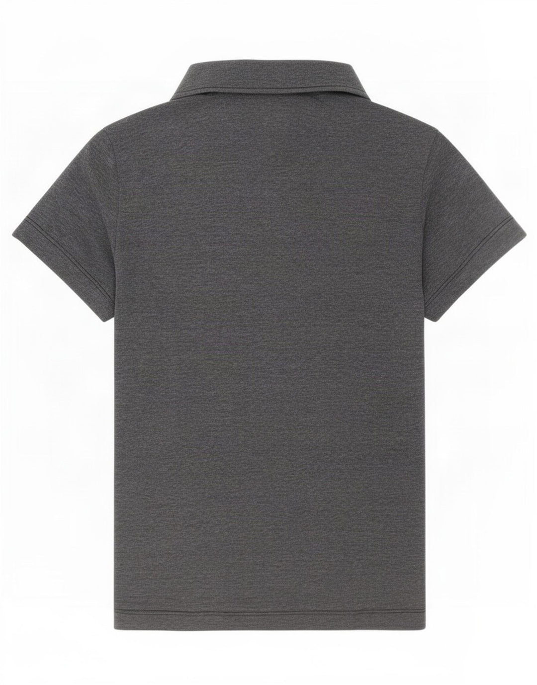 Jack Wolfskin Damen Poloshirt UK 12/14 Mittelgrau meliertes Polyester