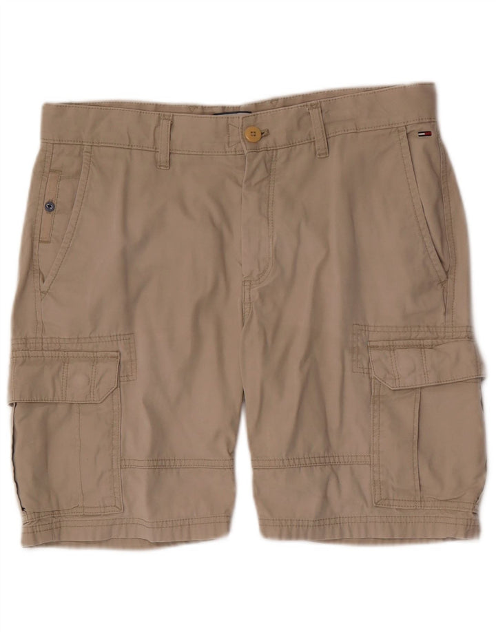 Tommy Hilfiger Herren Cargoshorts W32 Mittelbeige Baumwolle
