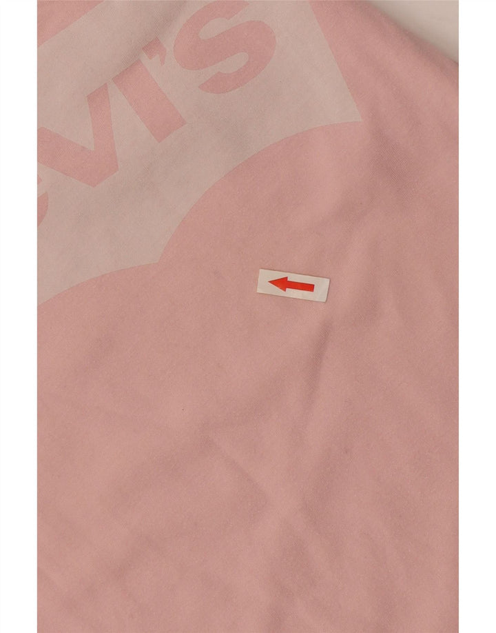 Levi's Damen-T-Shirt in Übergröße mit Grafik, Gr. 6, XS, Rosa
