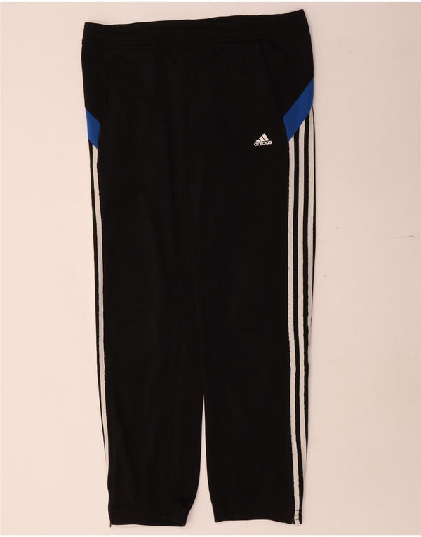 Adidas Jungen-Trainingshose, Jogginghose, 13–14 Jahre, Schwarz, Farbblock