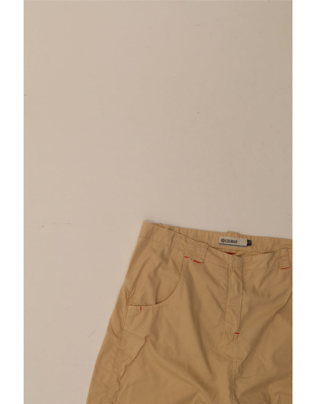 COLMAR Womens Mini Skirt IT 44 Medium W30  Beige Cotton Vintage Colmar and Second-Hand Colmar from Messina Hembry 