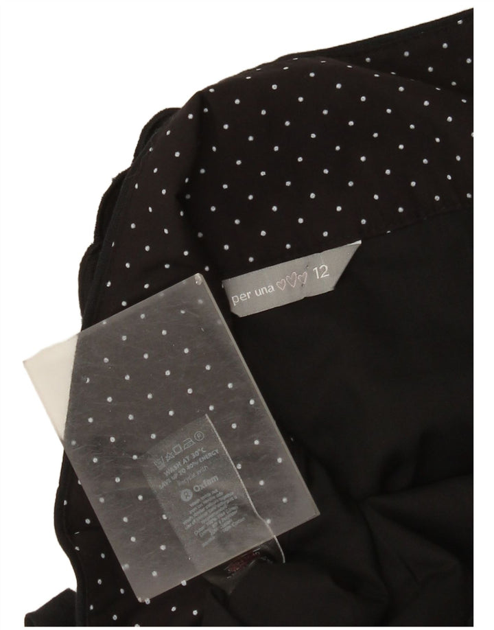 Marks & Spencer Damen Per Una Schößchenrock UK 12 Medium W32 Mehrfarbig