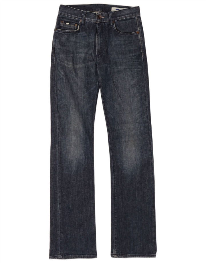 Gas Herren Bootcut Jeans W28 L34 Marineblaue Baumwolle