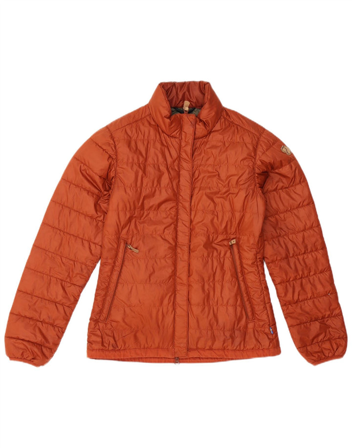 Fjall Raven Damen Wattierte Jacke UK 6 XS Orange Polyester