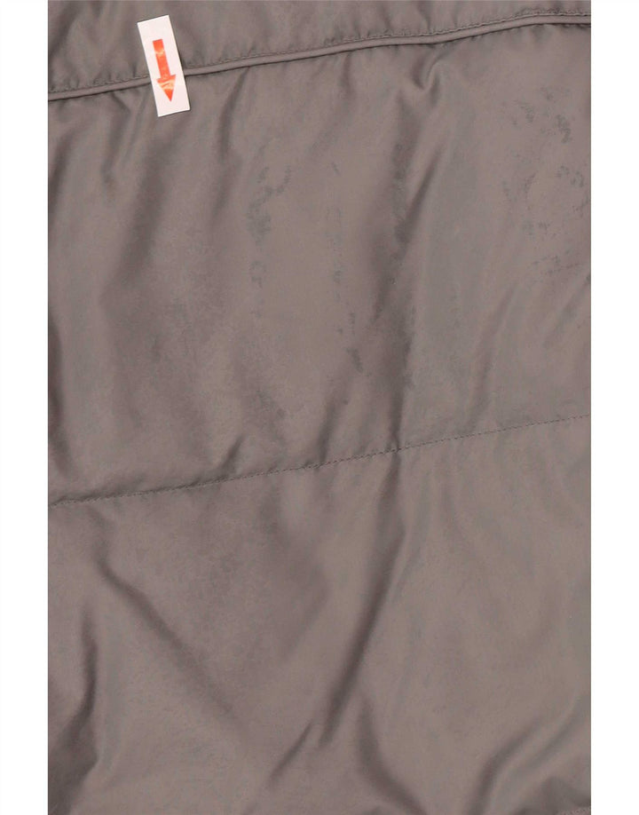 Champion Herren-Übergröße, wattierte Jacke, UK 10, Größe S, Grau, Farbblock