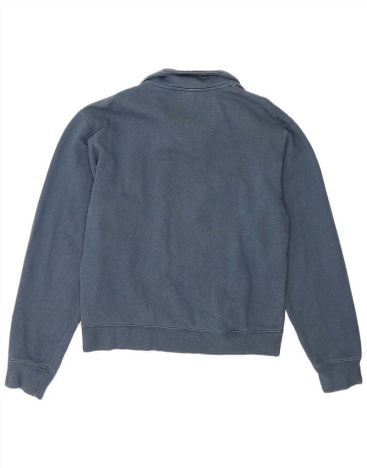 Gap Herren-Sweatshirt mit Reißverschluss am Hals, Größe S, Blau