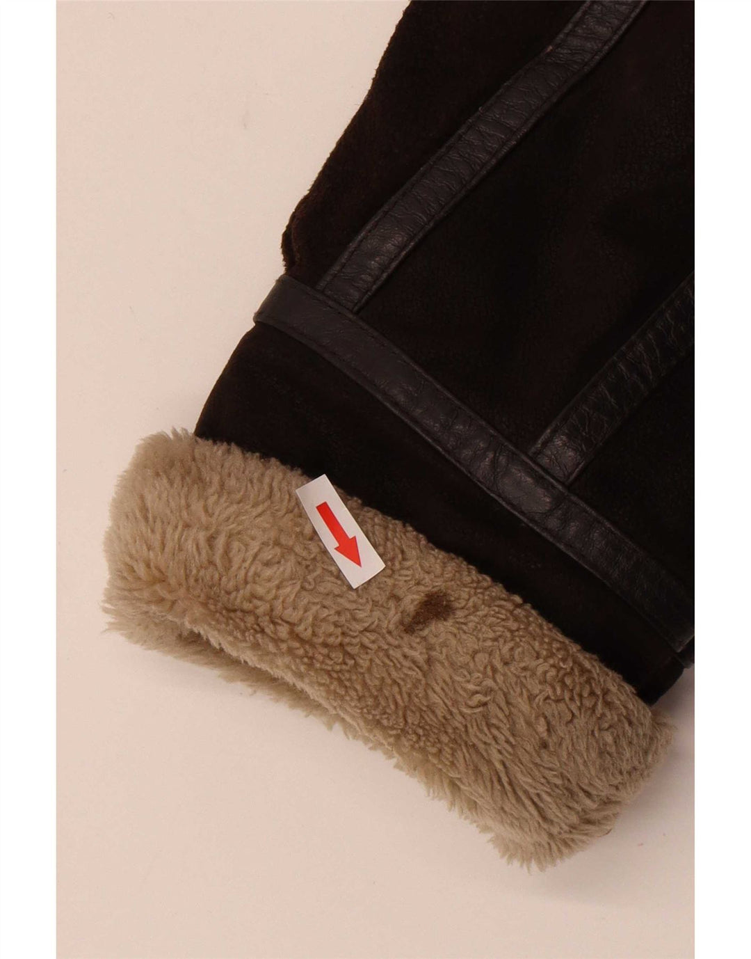 Conbipel Herren Sherpa Lederjacke UK 40 Large Braun