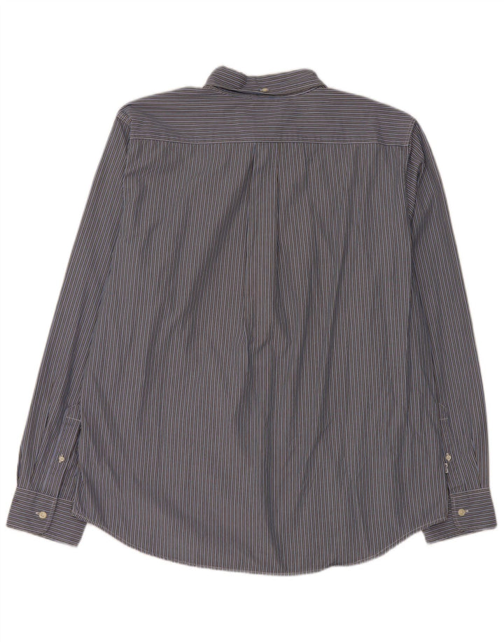 Levi's Herren-Hemd mit Standard-Passform XL, blau gestreift, Baumwolle