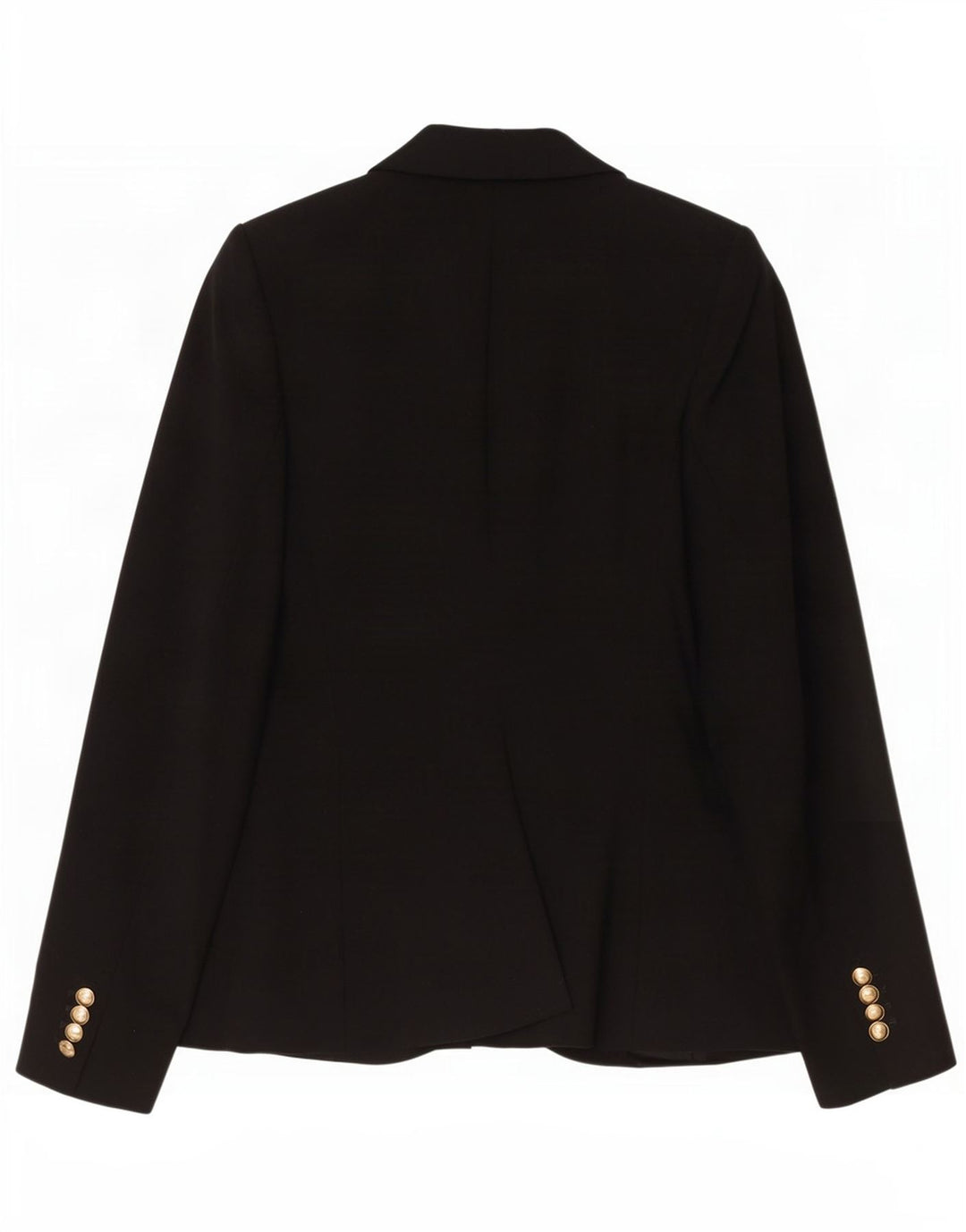 Zara Damen 1-Knopf-Blazerjacke UK 10 Small Schwarz Polyester