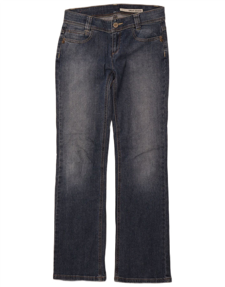 DKNY Damen Straight Jeans US 4 Small W28 L31 Blaue Baumwolle