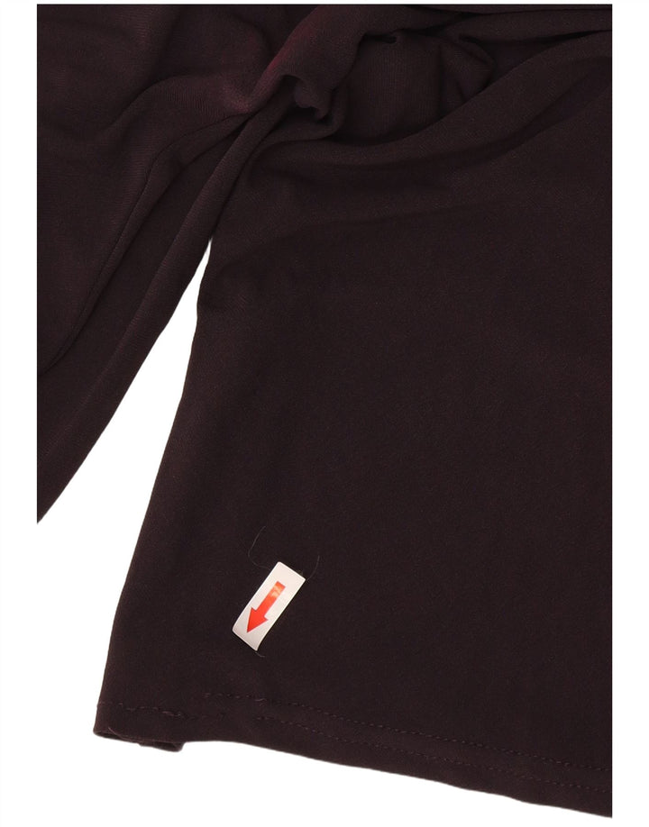 Patrizia Pepe Damen Top Langarm US 6 Medium Burgund