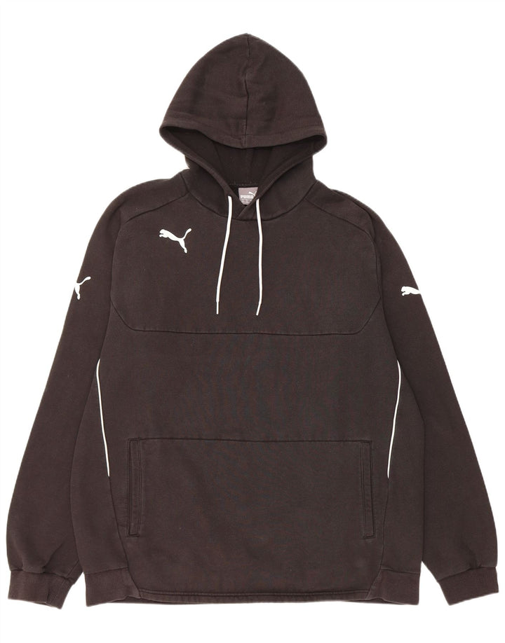 Puma Herren Kapuzenpullover 2XL Schwarz Baumwolle