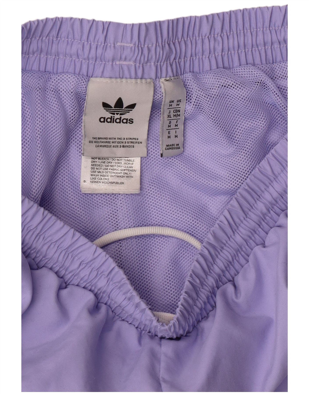 ADIDAS Herren Sportshorts Medium Lila Polyester