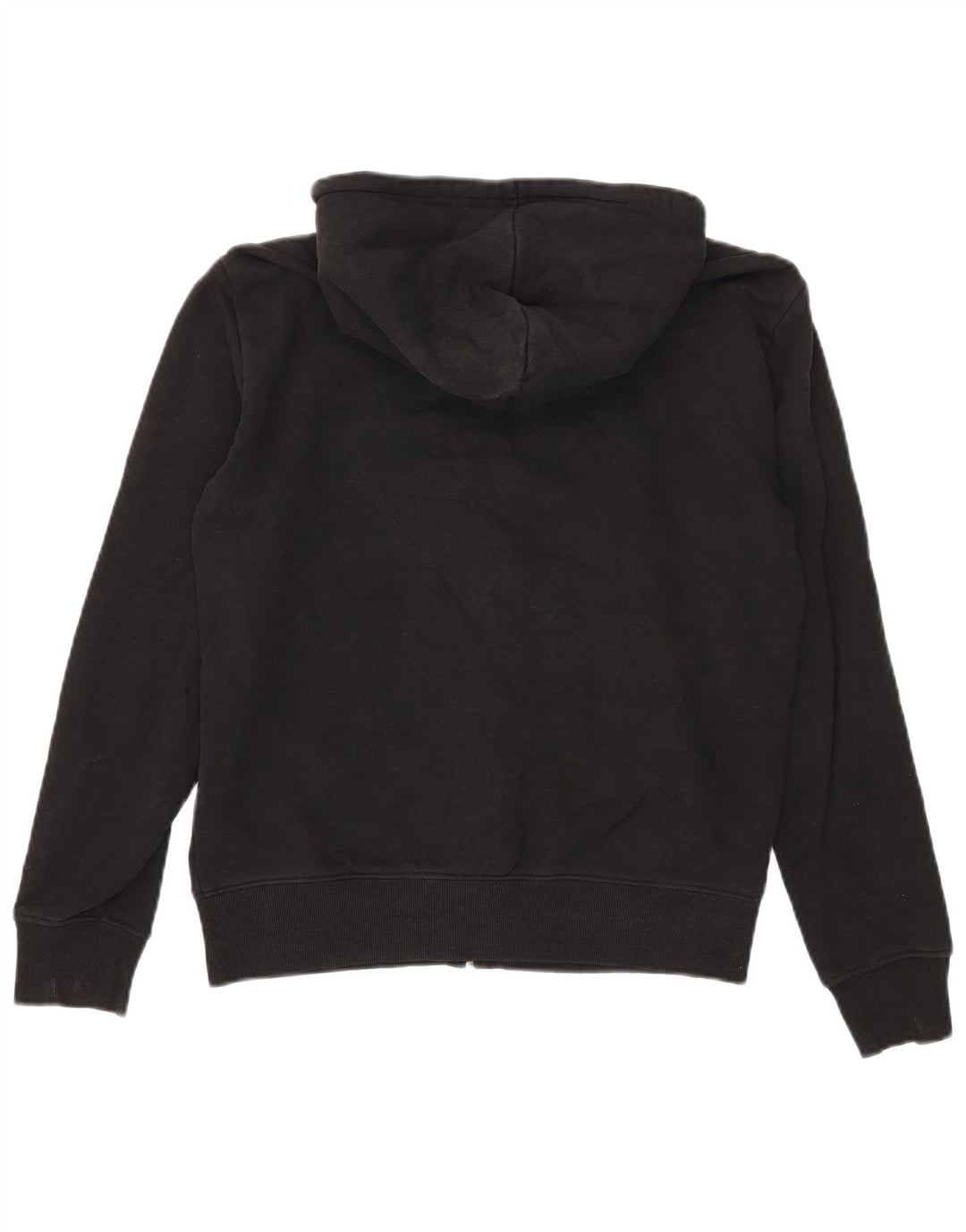 Marks & Spencer Herren-Kapuzenpullover mit Reißverschluss, mittelschwarz, Baumwolle
