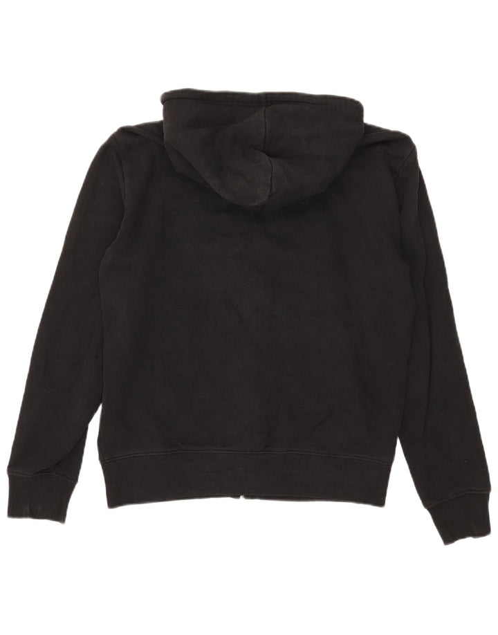 Marks & Spencer Herren-Kapuzenpullover mit Reißverschluss, mittelschwarz, Baumwolle