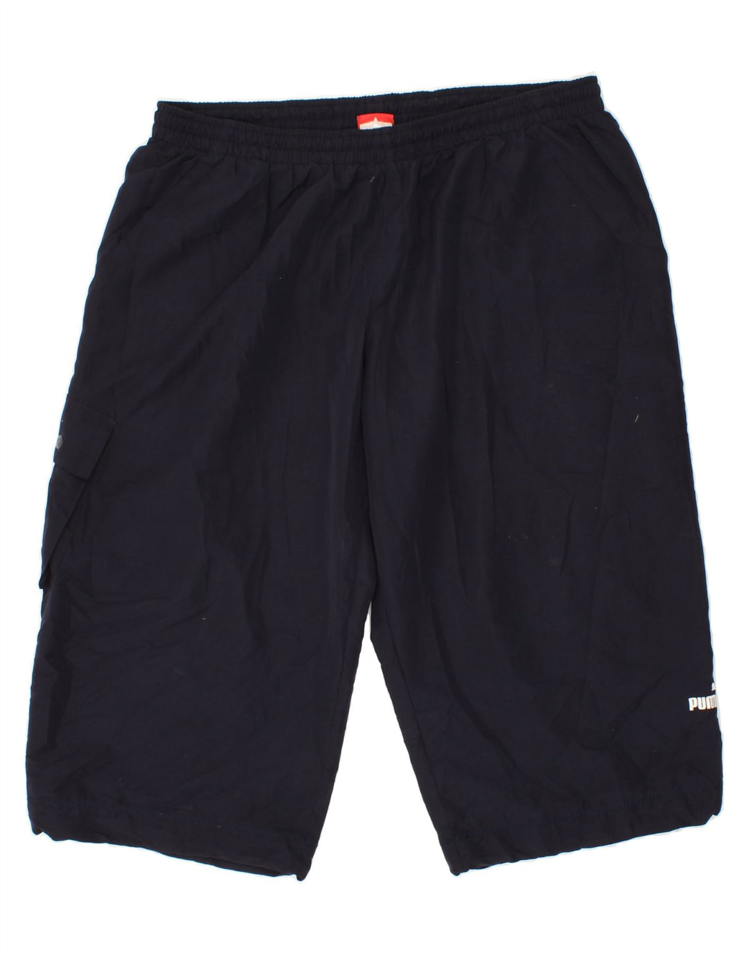PUMA Mens Sport Shorts 2XL  Navy Blue Vintage Puma and Second-Hand Puma from Messina Hembry 