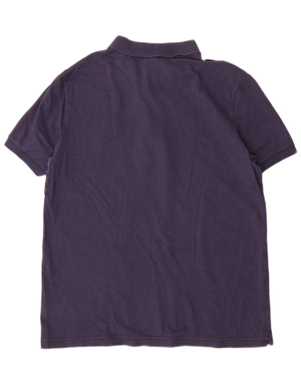 Lacoste Herren Poloshirt 2XL Marineblau Baumwolle