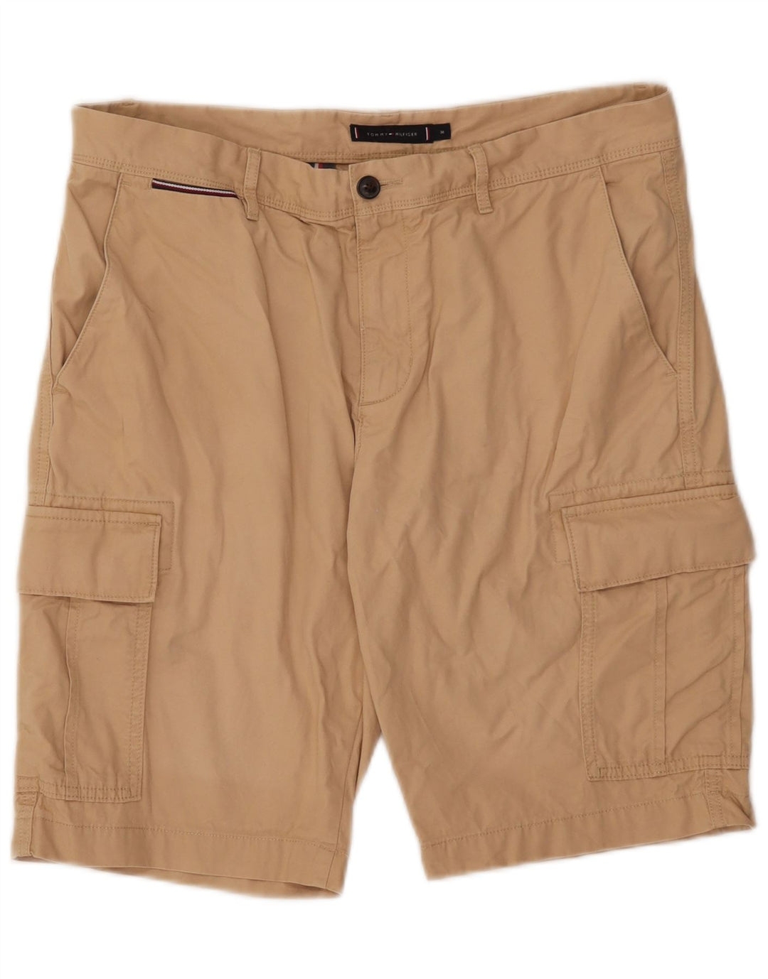 Tommy Hilfiger Herren Cargoshorts W36 Large Beige Baumwolle