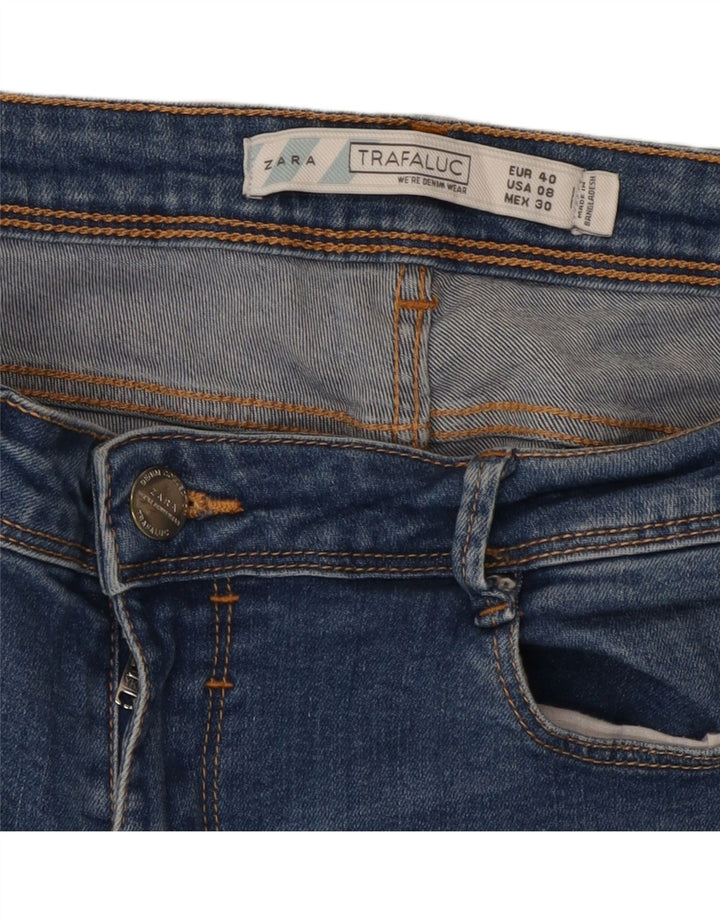 Zara Damen Skinny Jeans EU 40 Medium W30 L31 Blau