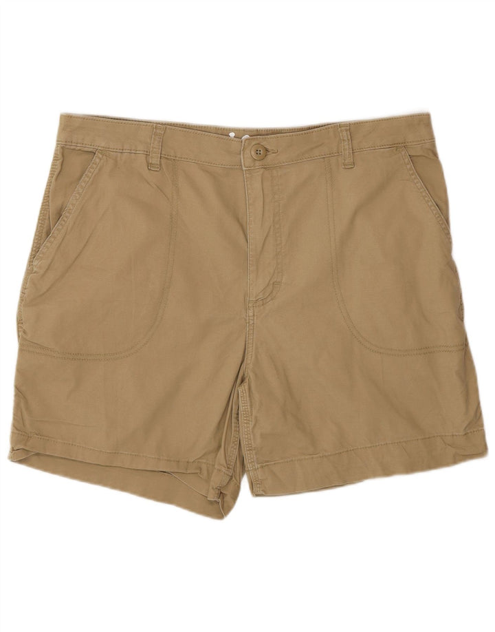 Lee Damen Chinoshorts US 14 XL W34 Beige Baumwolle