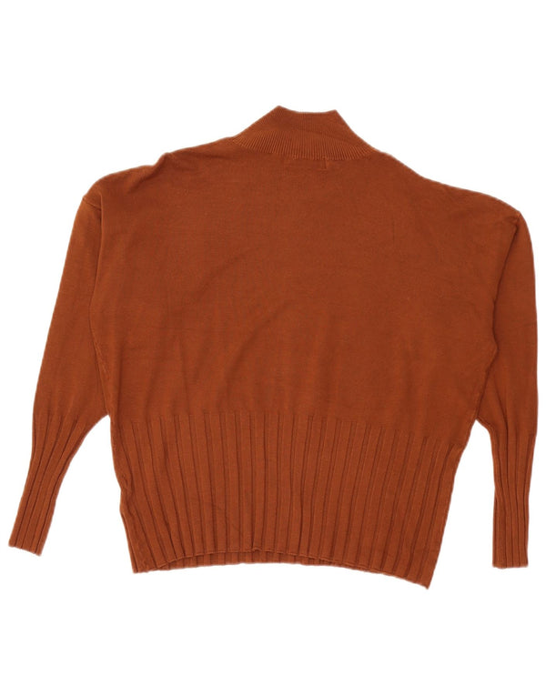 Marks & Spencer Rollkragenpullover für Damen, UK 18, XL, Burgunderrot, Viskose