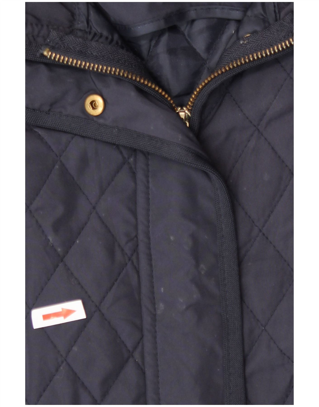 Zara Damen Steppjacke UK 16 Large Marineblau