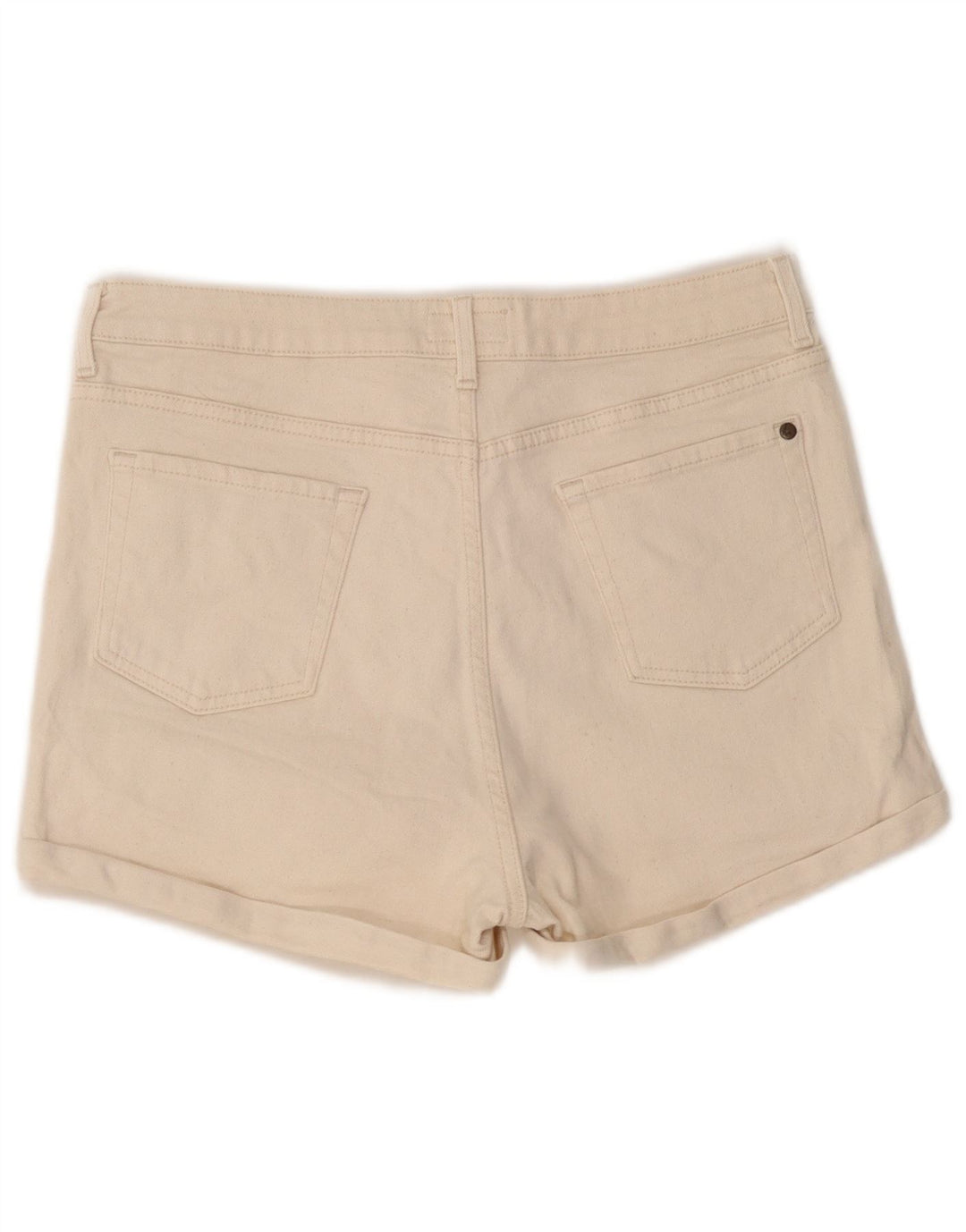 Jack Wills Damen-Jeansshorts, UK 14, Größe L W32, gebrochenes Weiß