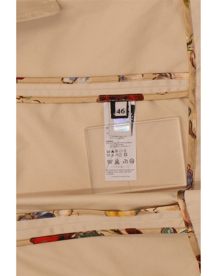 Dolce & Gabbana Damen 2-Knopf-Blazerjacke IT 46 Large Beige Classic