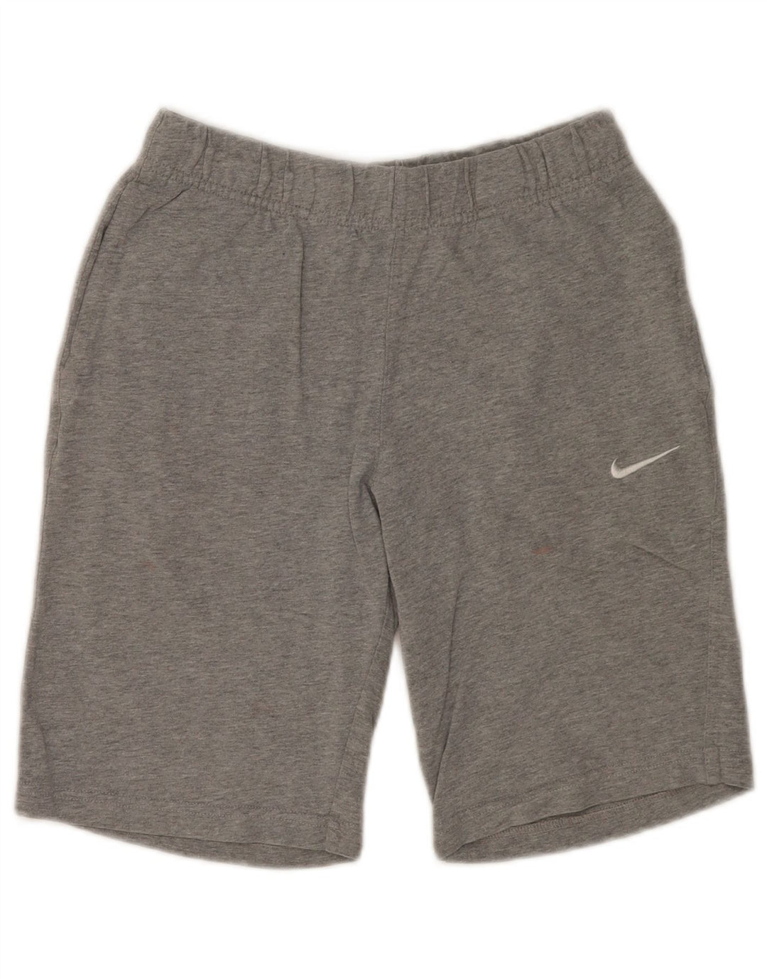 NIKE Damen Sportshorts UK 10 Small Grau meliert