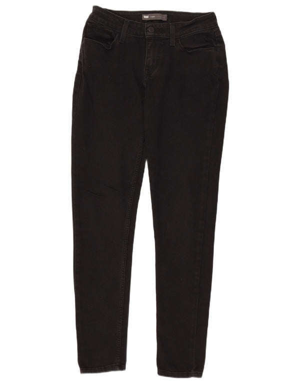 Levi's Damen Jegging Skinny Jeans W28 L30 Schwarze Baumwolle