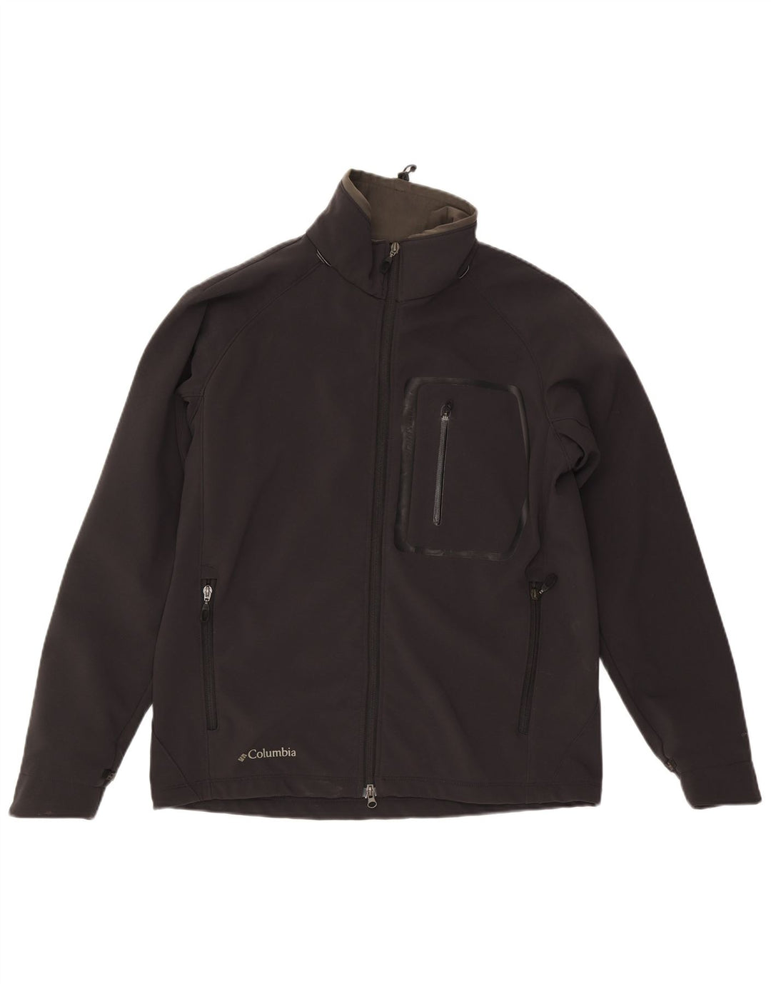 Columbia Herren Interchange Windjacke UK 40 Large Schwarz Nylon