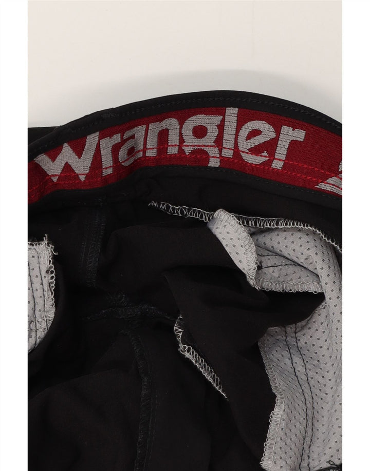 WRANGLER Herren gerade Cargohose W36 L32 Schwarz