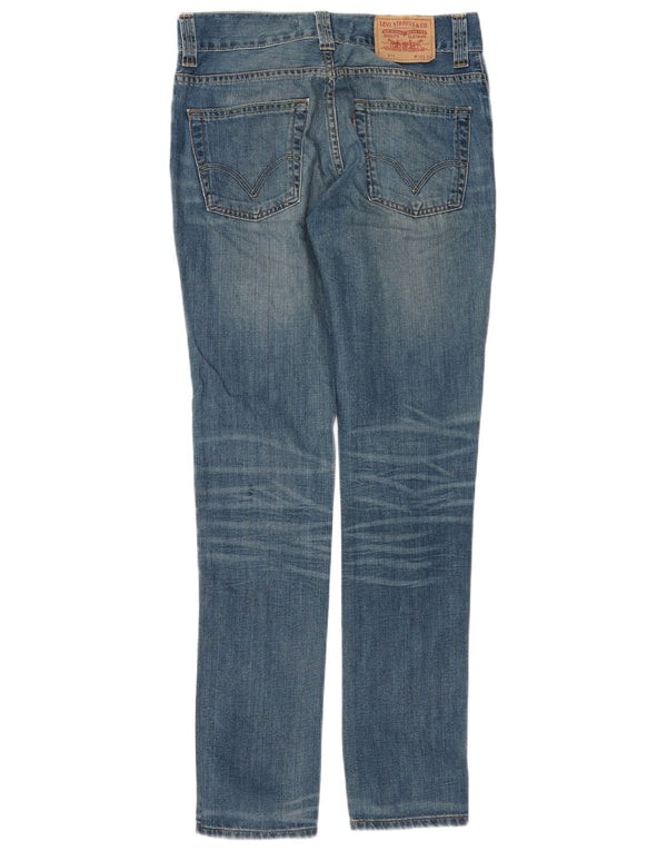 Levi's Damen 511 Slim Jeans W32 L34 Blaue Baumwolle