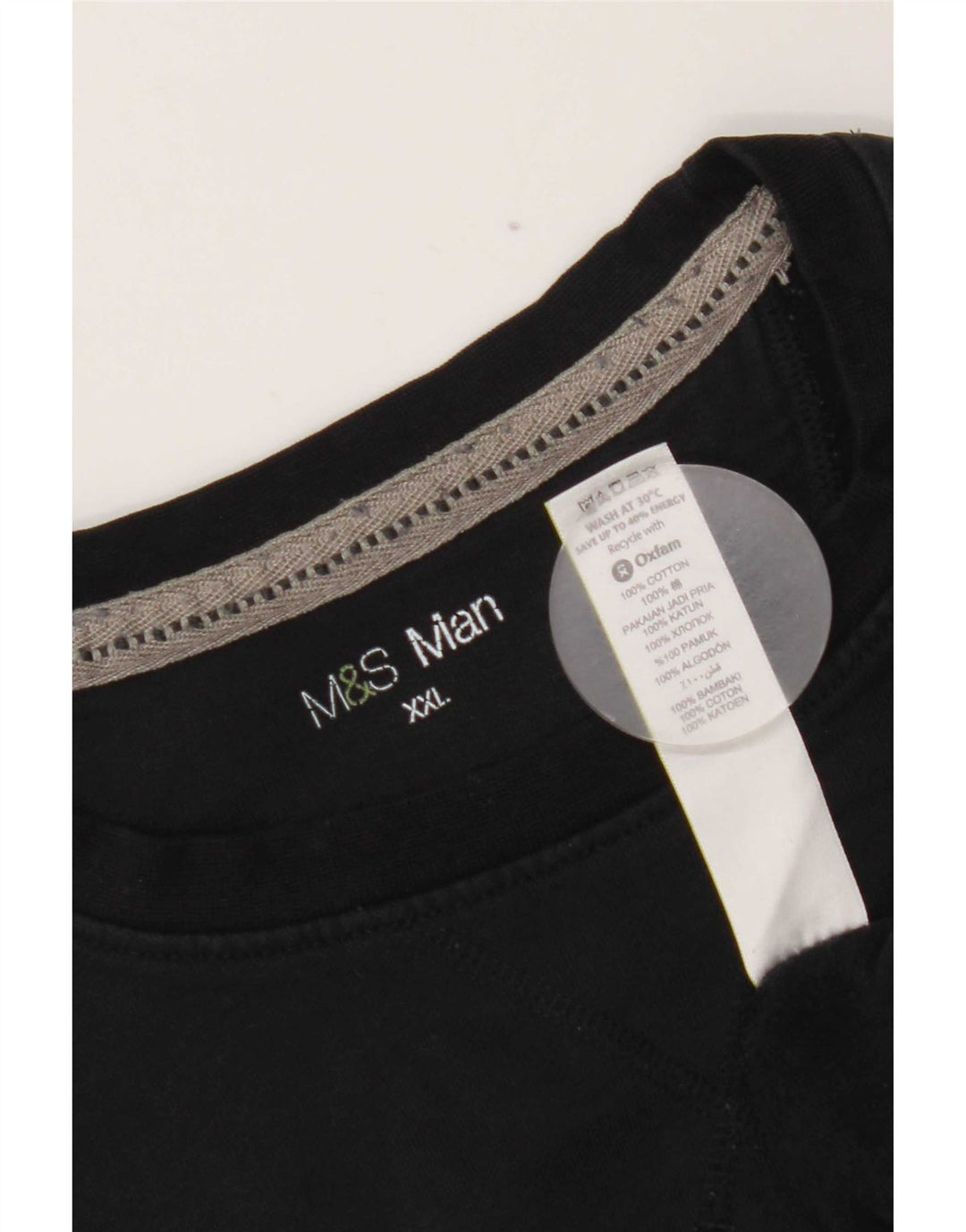Marks & Spencer Herren Sweatshirt Pullover 2XL Schwarz Baumwolle