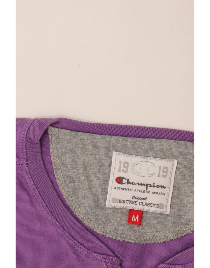 Champion Damen Heritage Classics Sweatshirt Pullover UK 14 Medium Lila