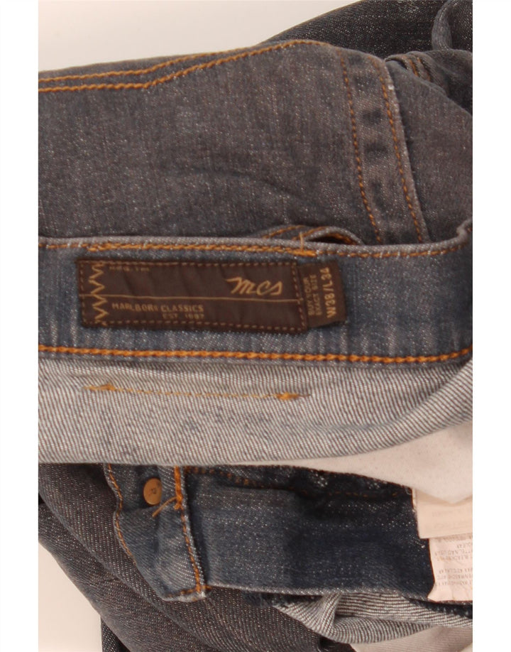 MARLBORO CLASSICS Herren Straight Jeans W38 L34 Blaue Baumwolle