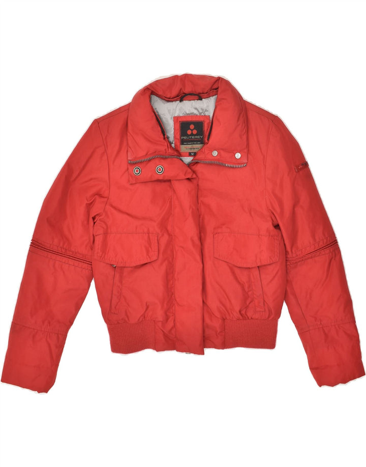 PEUTEREY Girls Padded Jacket 7-8 Years Medium Red Polyamide | Vintage PEUTEREY | Thrift | Second-Hand PEUTEREY | Used Clothing | Messina Hembry 
